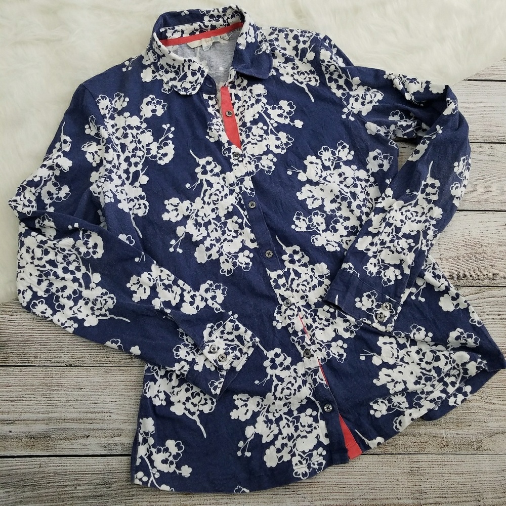 Boden Blossom Floral Button Down